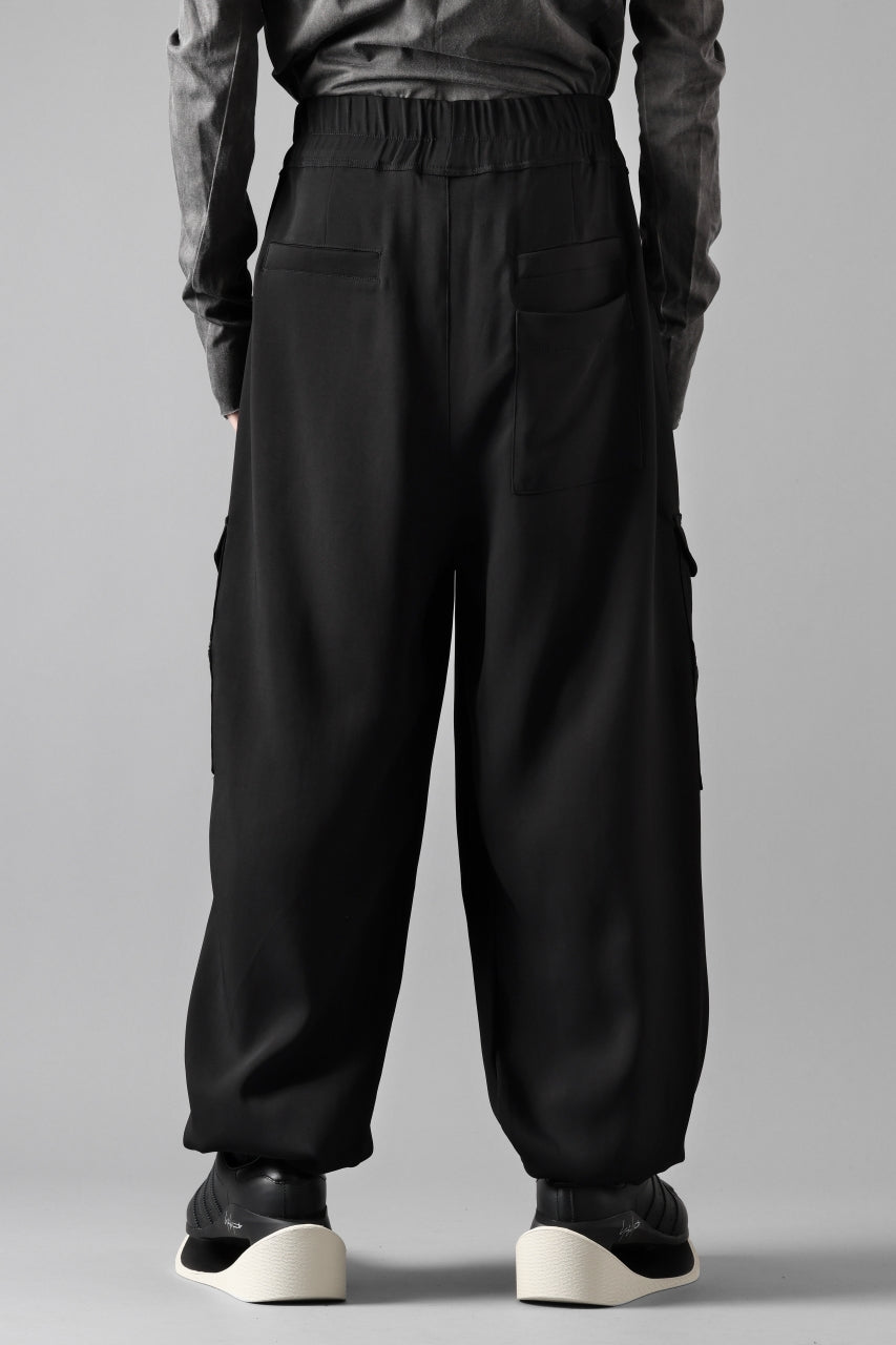 thom/krom RELAXED FIT CARGO TROUSERS / ELASTIC VISCOSE