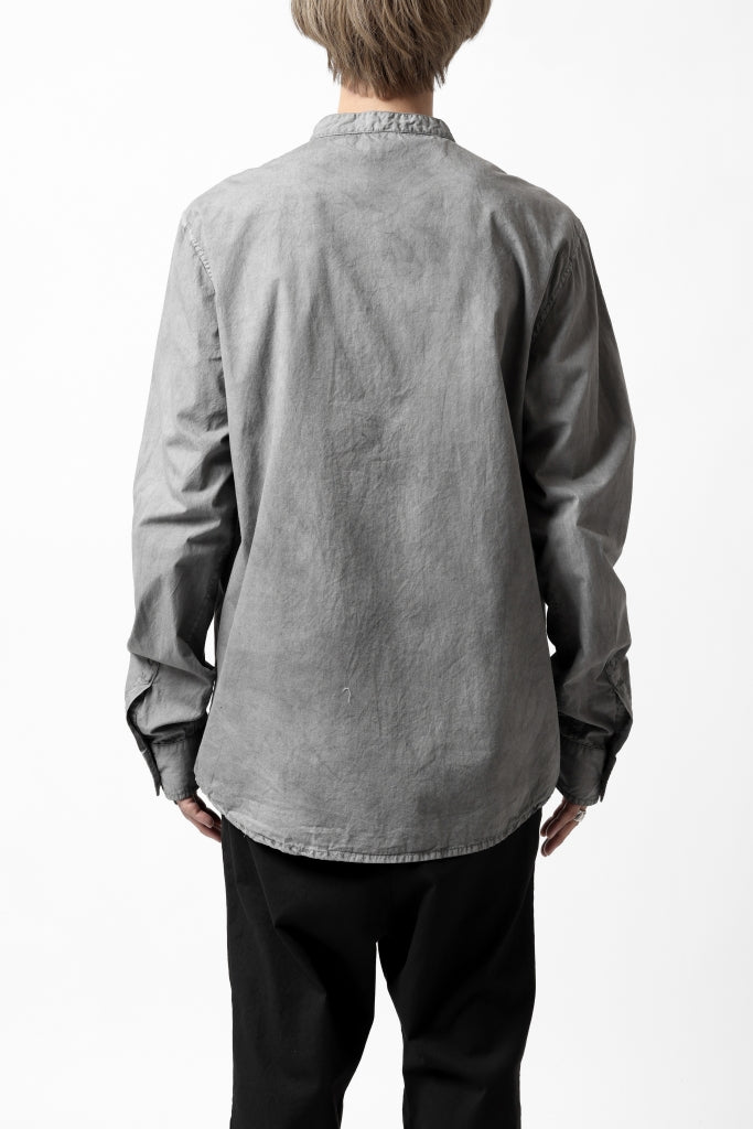 daub DYEING MINIMAL LS SHIRT / C.POPLIN