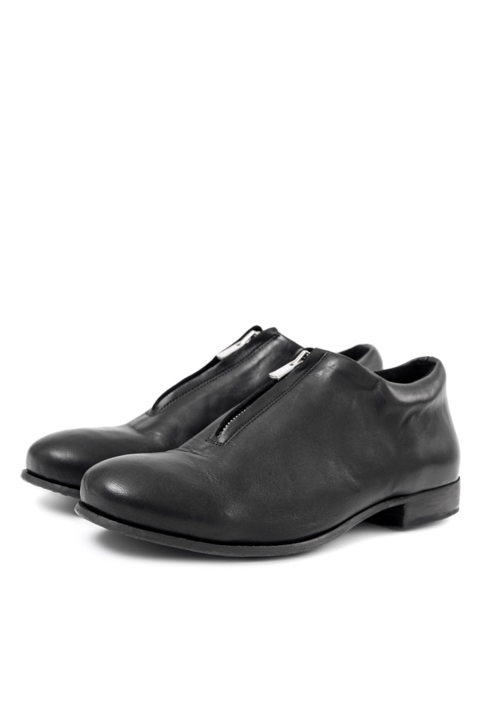 Portaille FRONT ZIP DERBY SHOES / WAXED HORSE