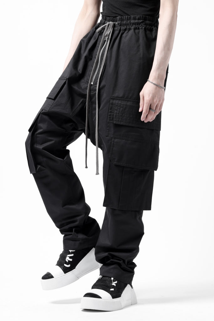 A.F ARTEFACT FRONT ZIP CARGO SARORUEL EASY PANTS