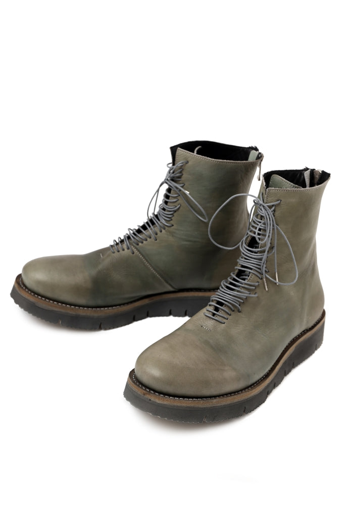 Portaille LADDER LACED BOOTS / LAYERED DYEING COW