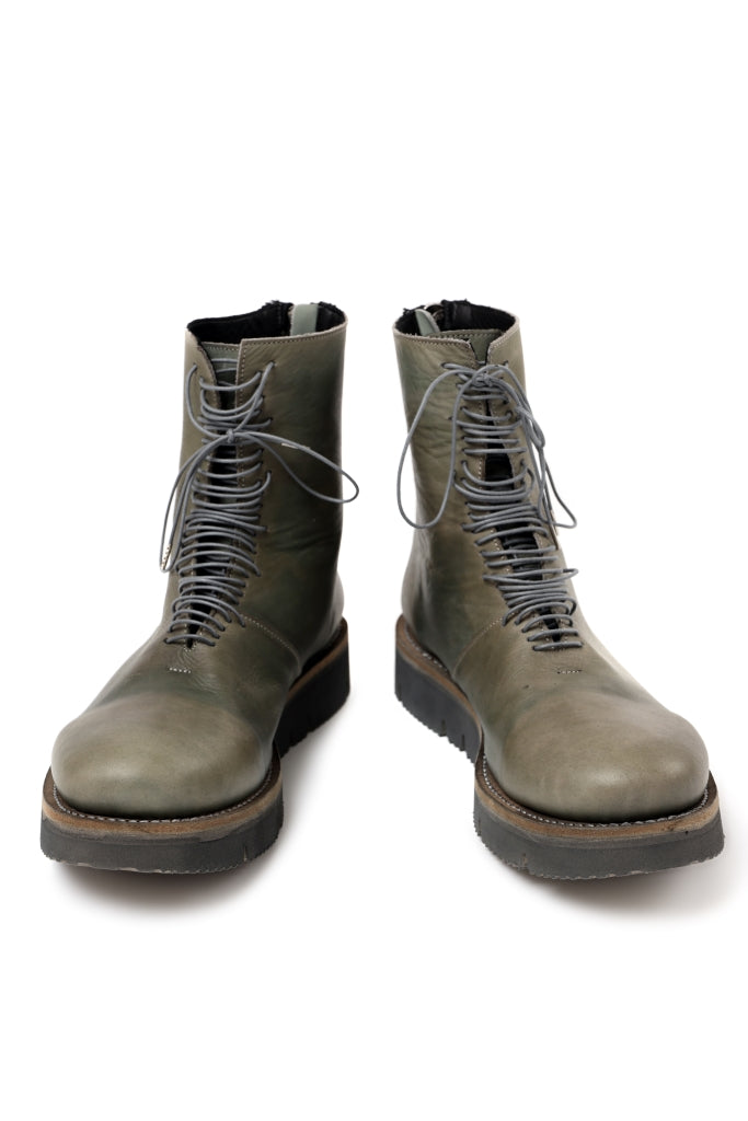 Portaille LADDER LACED BOOTS / LAYERED DYEING COW