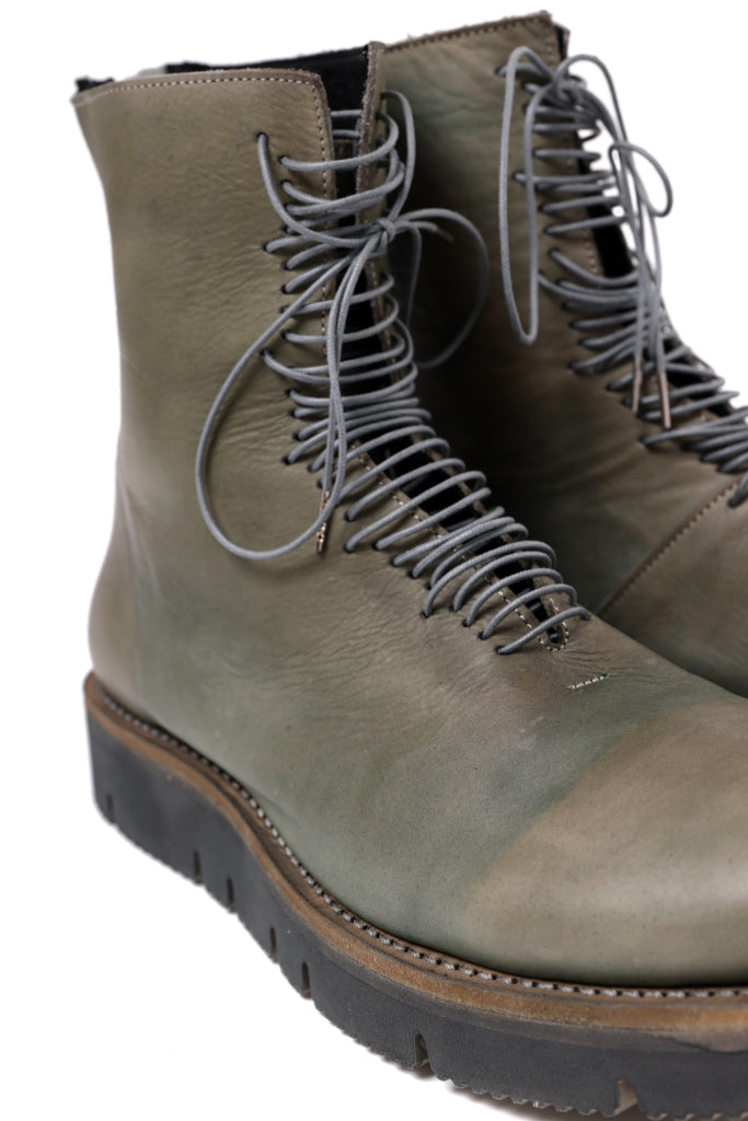 Portaille LADDER LACED BOOTS / LAYERED DYEING COW