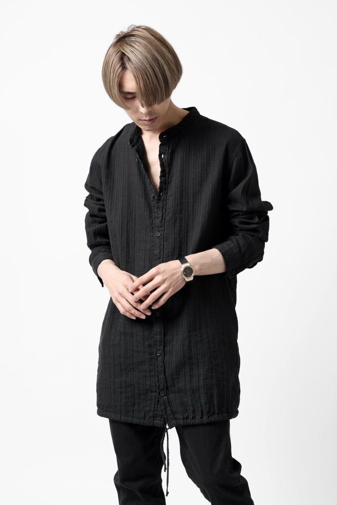 daub DYEING LONG SHIRT / CL-STRIPE