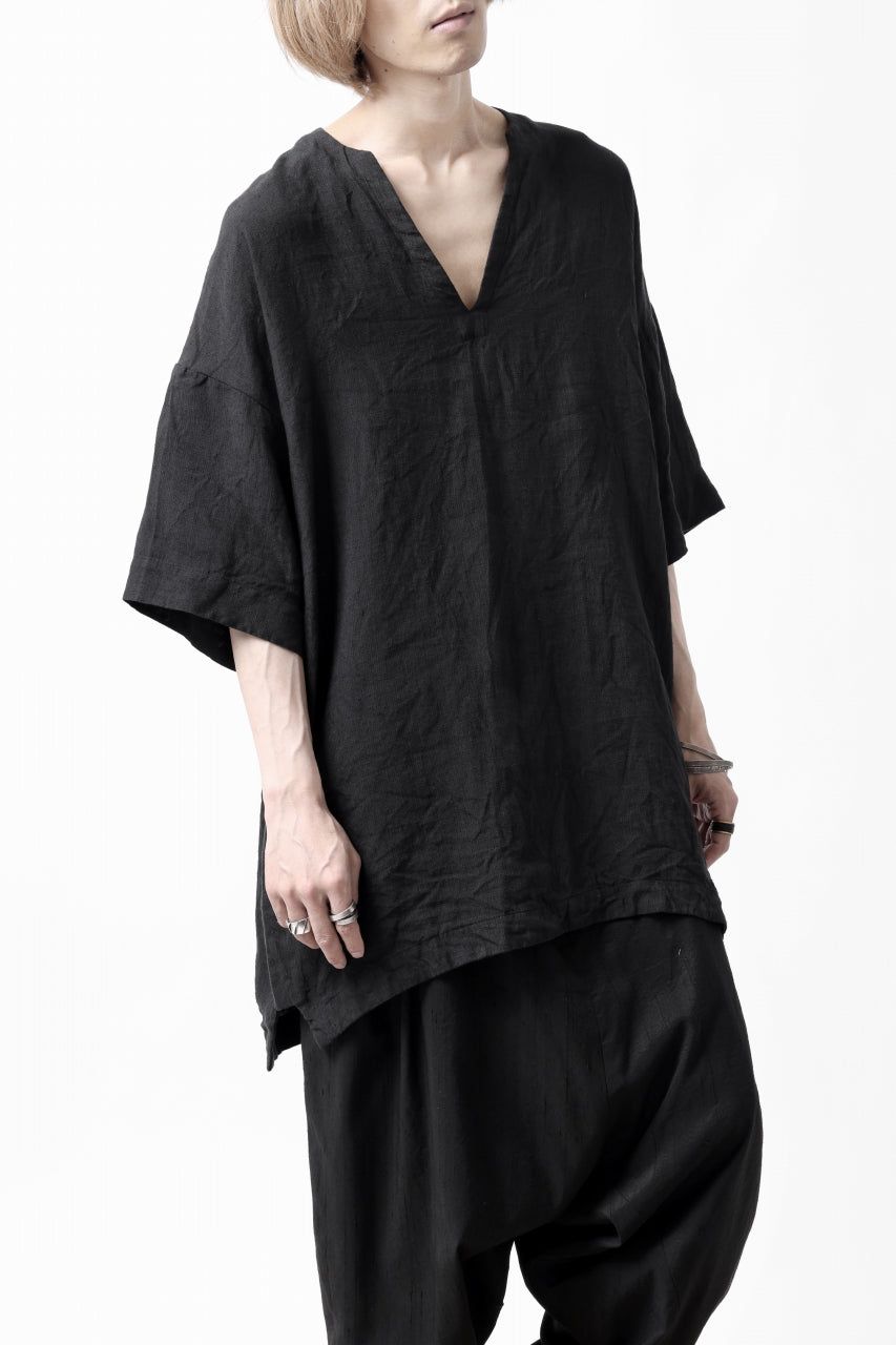 _vital exclusive minimal tunica tops / thin stripe soft linen