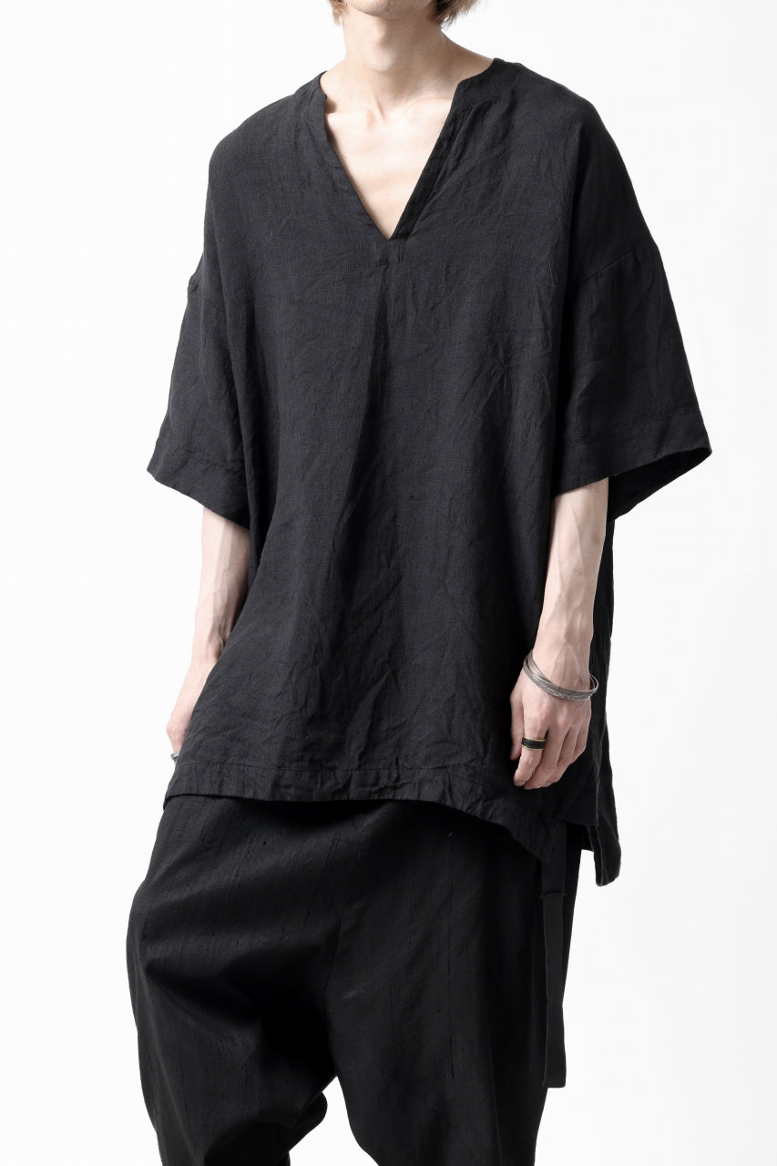 _vital exclusive minimal tunica tops / thin stripe soft linen