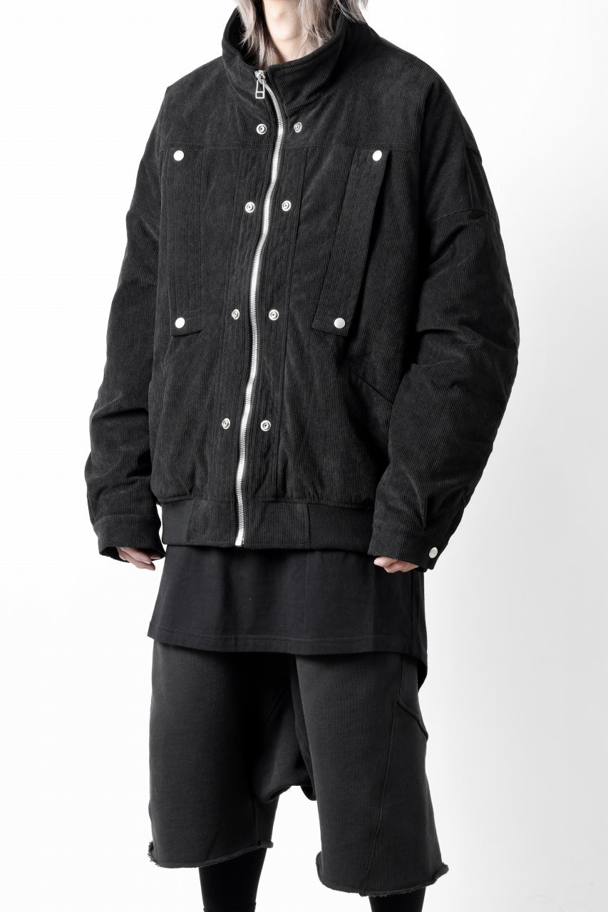 A.F ARTEFACT COVERALL BLOUSON / CORDUROY & QUILTING PADDED