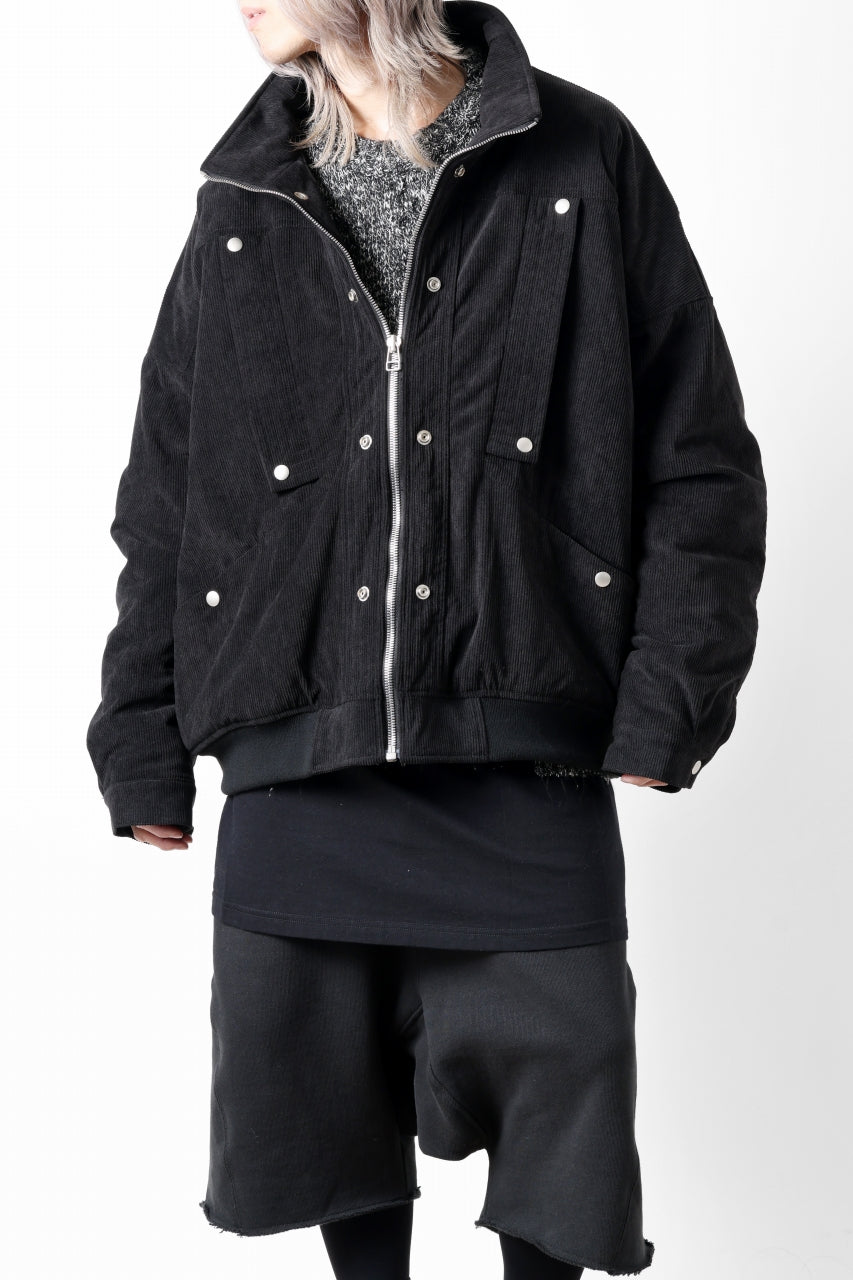 A.F ARTEFACT COVERALL BLOUSON / CORDUROY & QUILTING PADDED