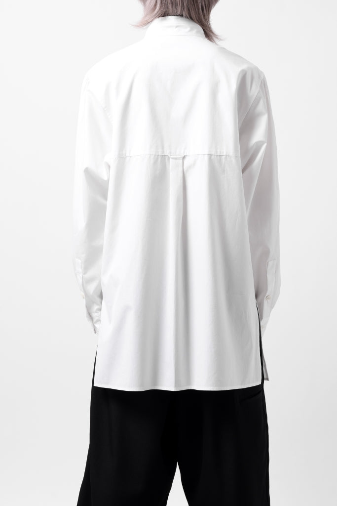 Y's for men CROSSED CHEST POCKET SHIRT / COTTON BROAD