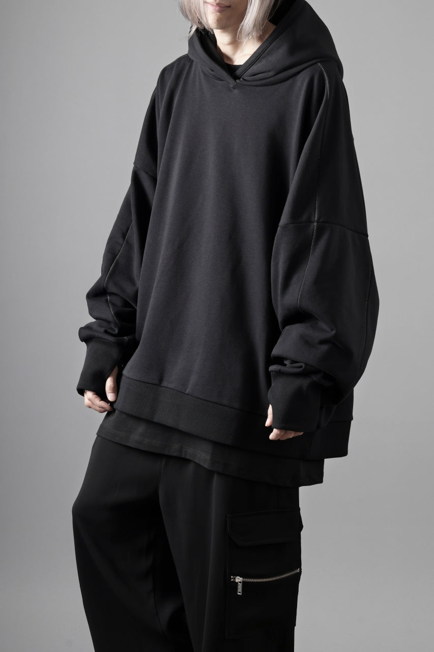 thom/krom EXTRA OVERSIZED FIT HOODIE / ELASTIC COTTON SWEAT