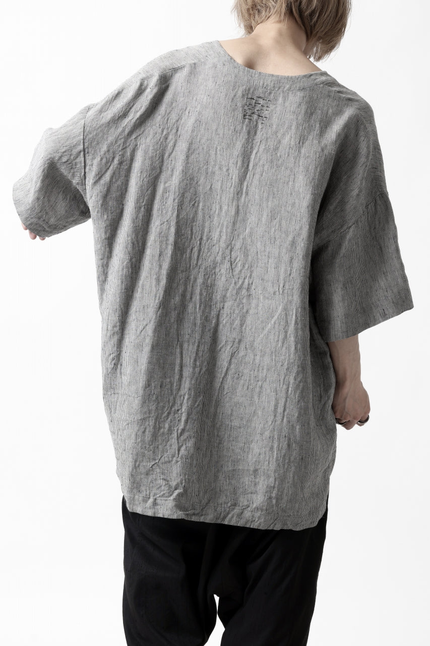 _vital exclusive minimal tunica tops / thin stripe soft linen