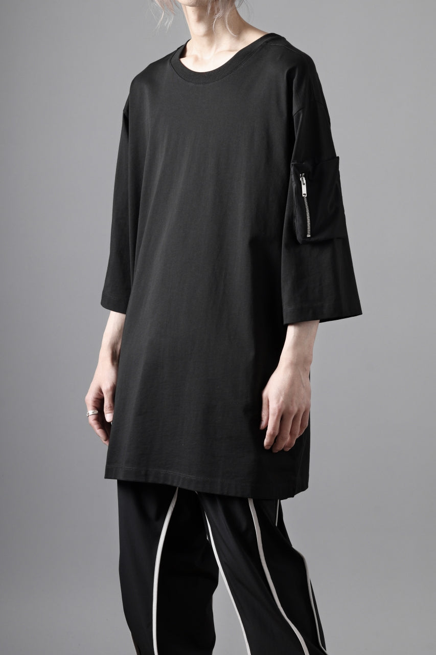 thom/krom ZIP POCKET SHORT SLEEVE TEE / COTTON JERSEY