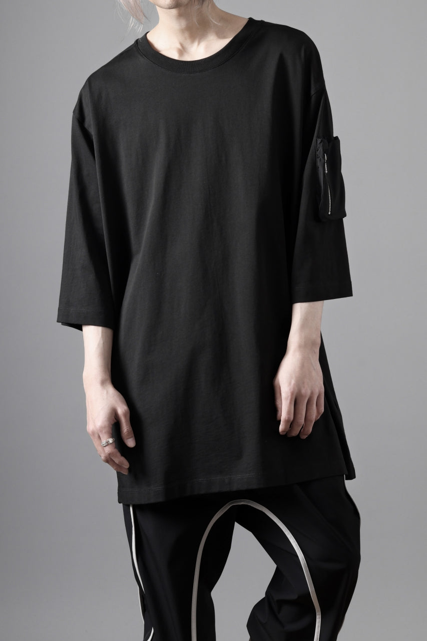 thom/krom ZIP POCKET SHORT SLEEVE TEE / COTTON JERSEY