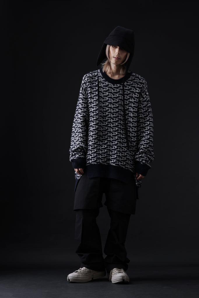 D-VEC TW D-JACQUARD KNIT SWEATER / WATER REPELLENT