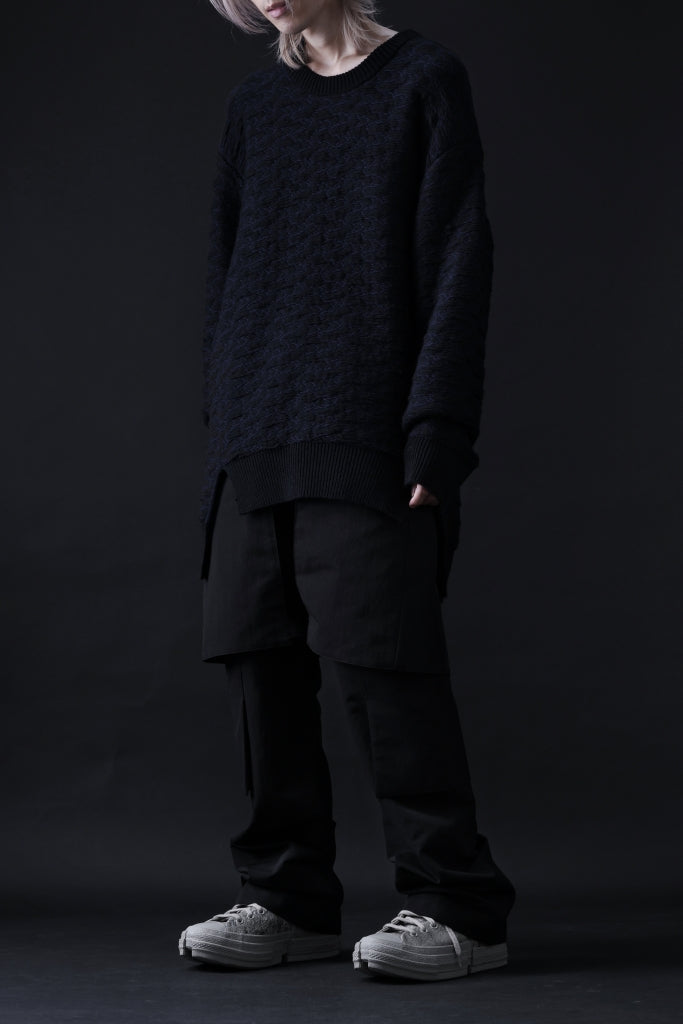 D-VEC TW D-JACQUARD KNIT SWEATER / WATER REPELLENT