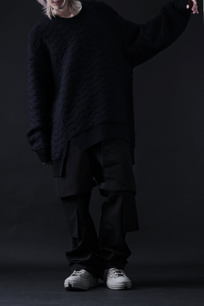 D-VEC TW D-JACQUARD KNIT SWEATER / WATER REPELLENT