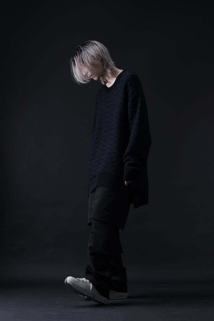 D-VEC TW D-JACQUARD KNIT SWEATER / WATER REPELLENT