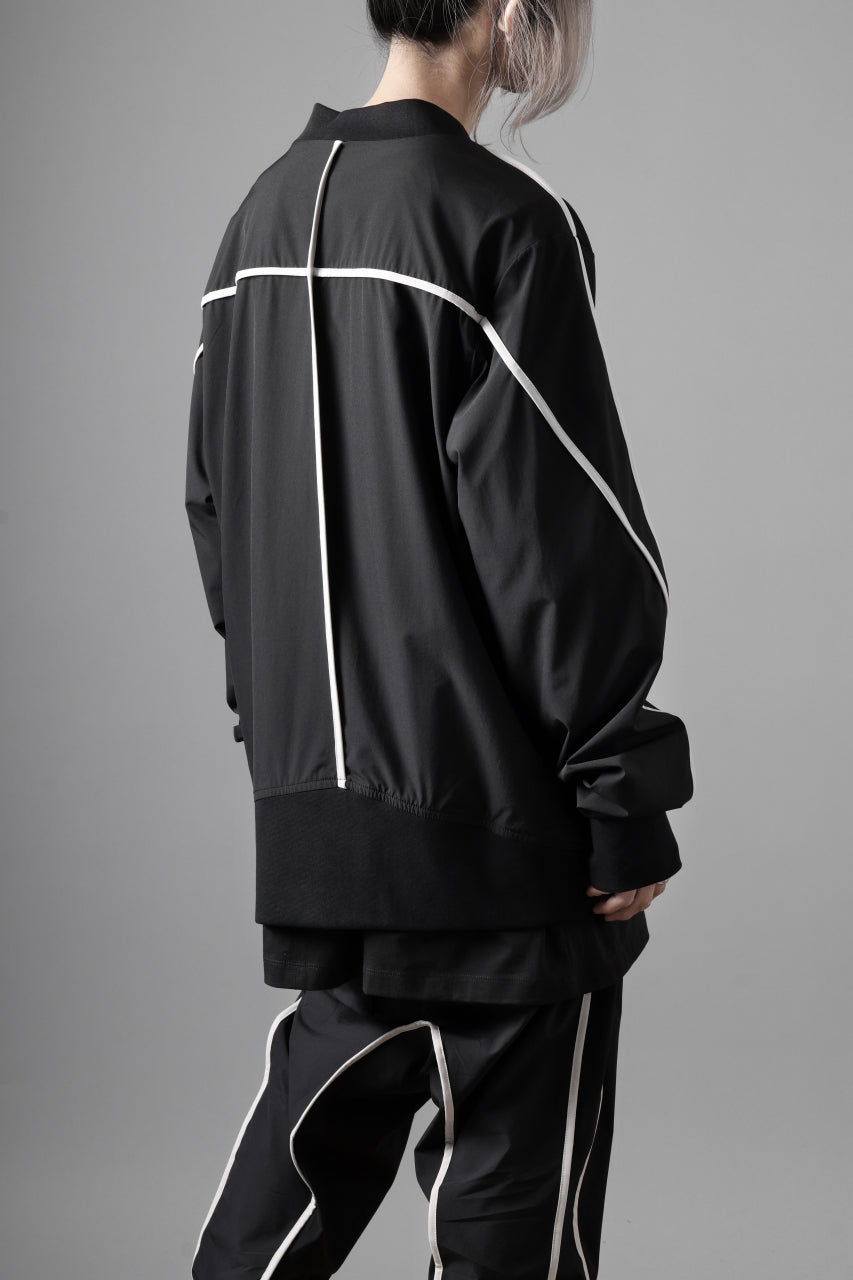 thom/krom MA-1 JACKET / ELASTIC NYLON + REFLECTION PIPING