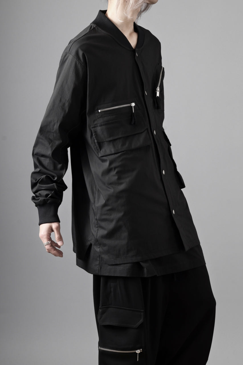 thom/krom WORK POCKET JACKET / ELASTIC COTTON & POLYAMIDE