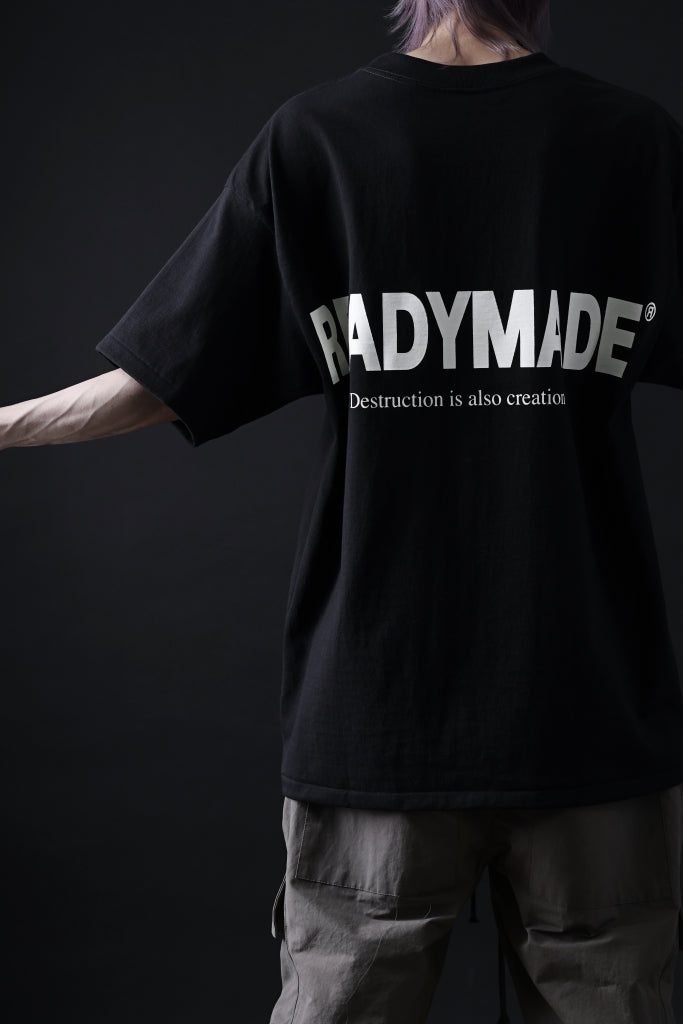 READYMADE SMILE & LOGO SHORT SLEEVE T-SHIRT 