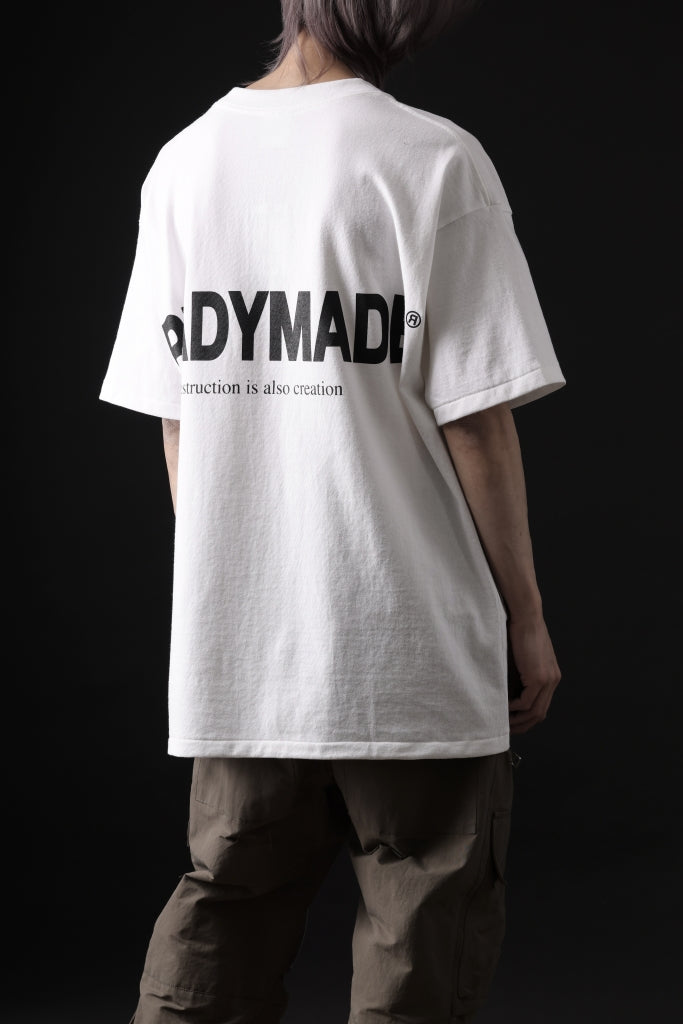 READYMADE SMILE & LOGO SHORT SLEEVE T-SHIRT 