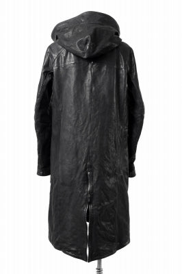 incarnation exclusive BUFFALO LEATHER MODS COAT / OBJECT DYED