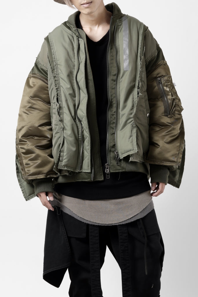 FACETASM DOCKING/LAYER FLIGHT JACKET