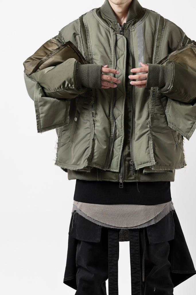 FACETASM DOCKING/LAYER FLIGHT JACKET