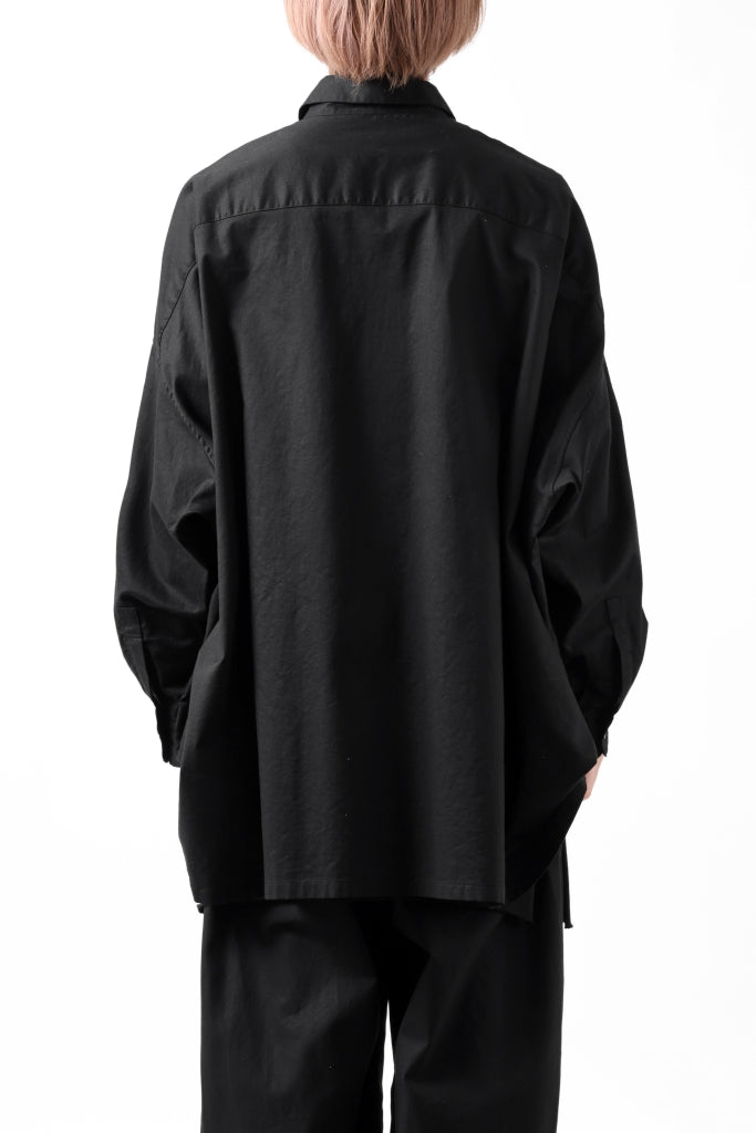 Y's VOLUMETRIC BLOUSON SHIRT