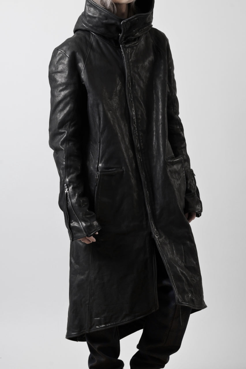 [ Coat ] incarnation exclusive BUFFALO LEATHER MODS COAT / OBJECT DYED  Price / ￥Open Price (*ASK) Size / L (*Wearing ; L) Color / Black Material / Buffalo Leather
