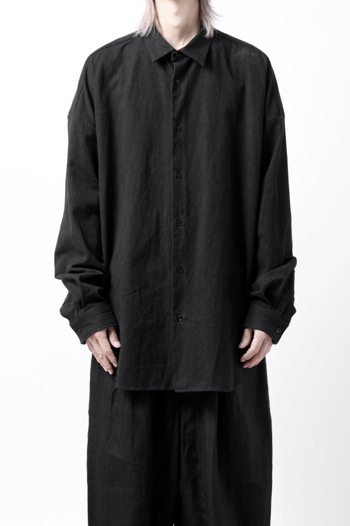 sus-sous atelier L/S shirts / cotton linen canvas