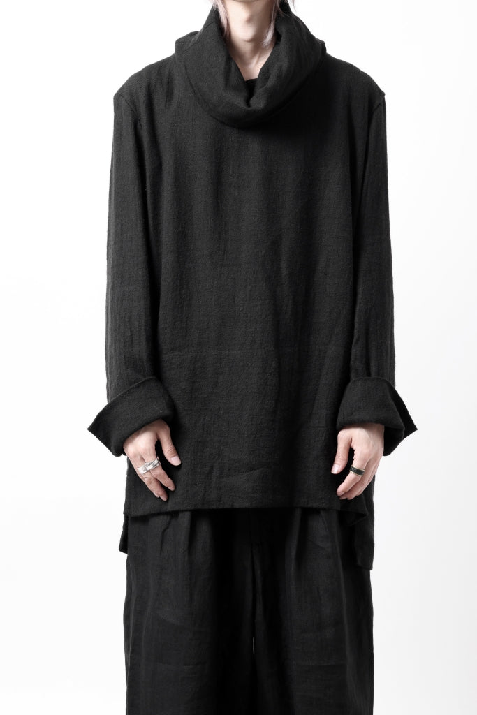 sus-sous sleeping smock / natural dyed linen wool twill