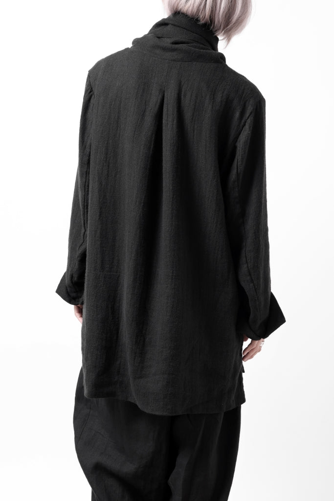 sus-sous sleeping smock / natural dyed linen wool twill