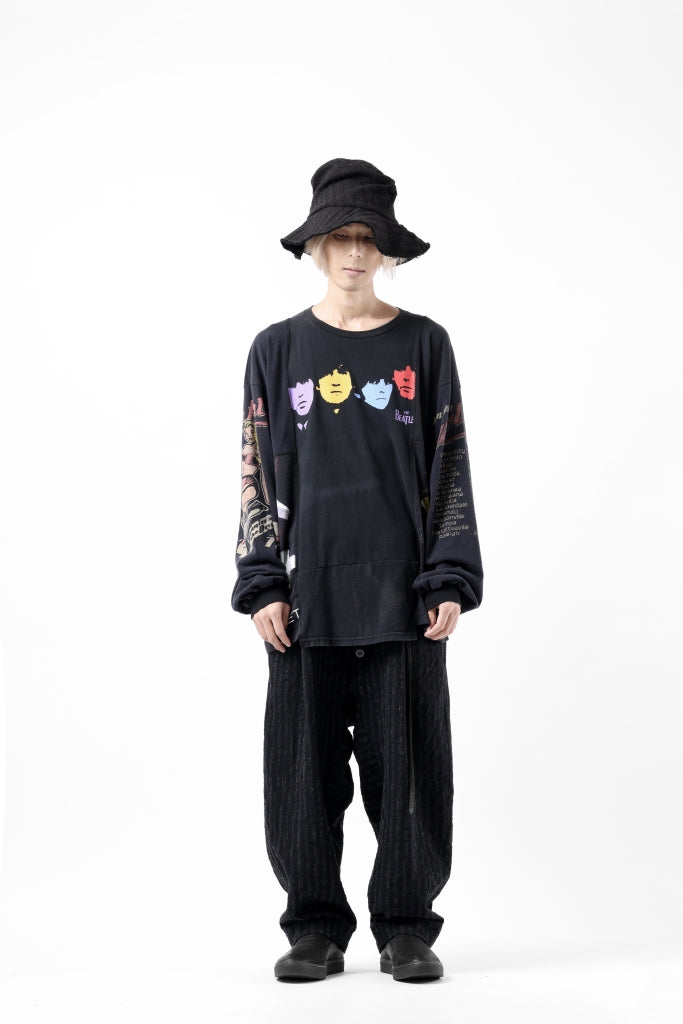 CHANGES VINTAGE REMAKE QUINTET PANEL LONG SLEEVE TEE #B1-BT2