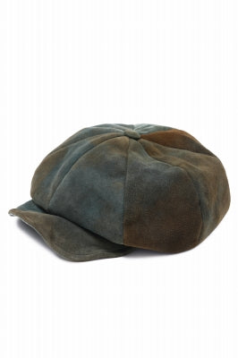 ierib Leather Casquette / Lamb Suede