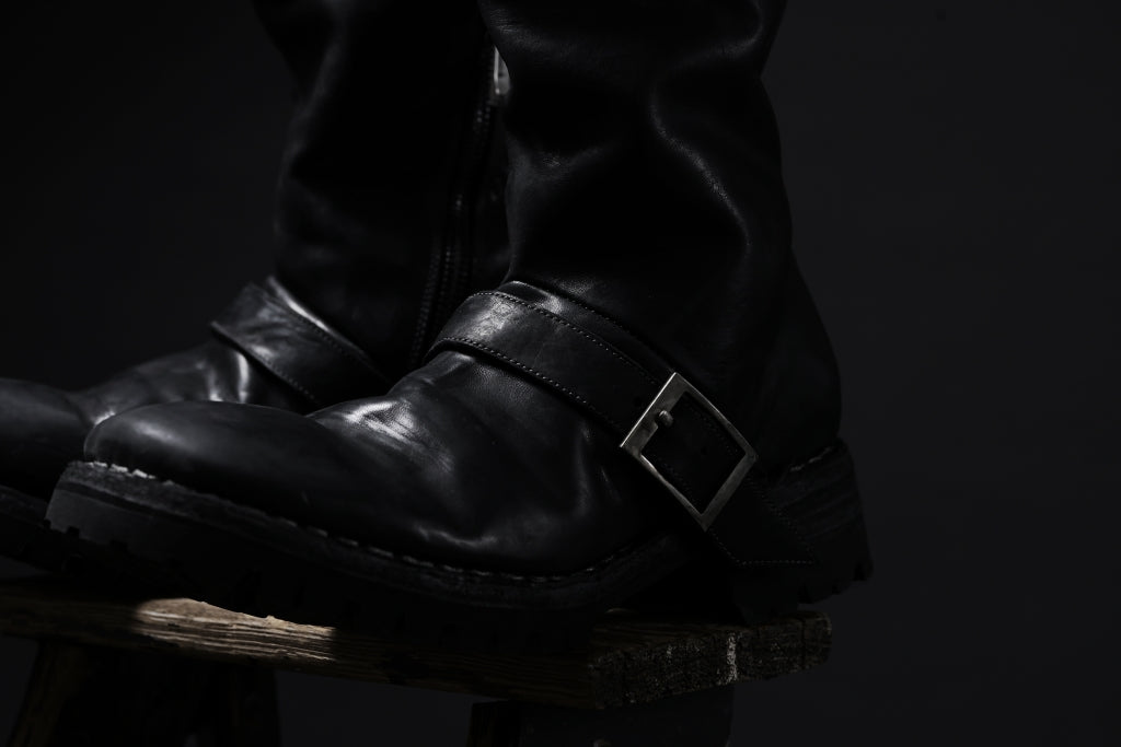 incarnation x LOOM exclusive HORSE LEATHER ENGINEER SIDE ZIP BOOTS-6th / VIBRAM GOODYEAR WELTED