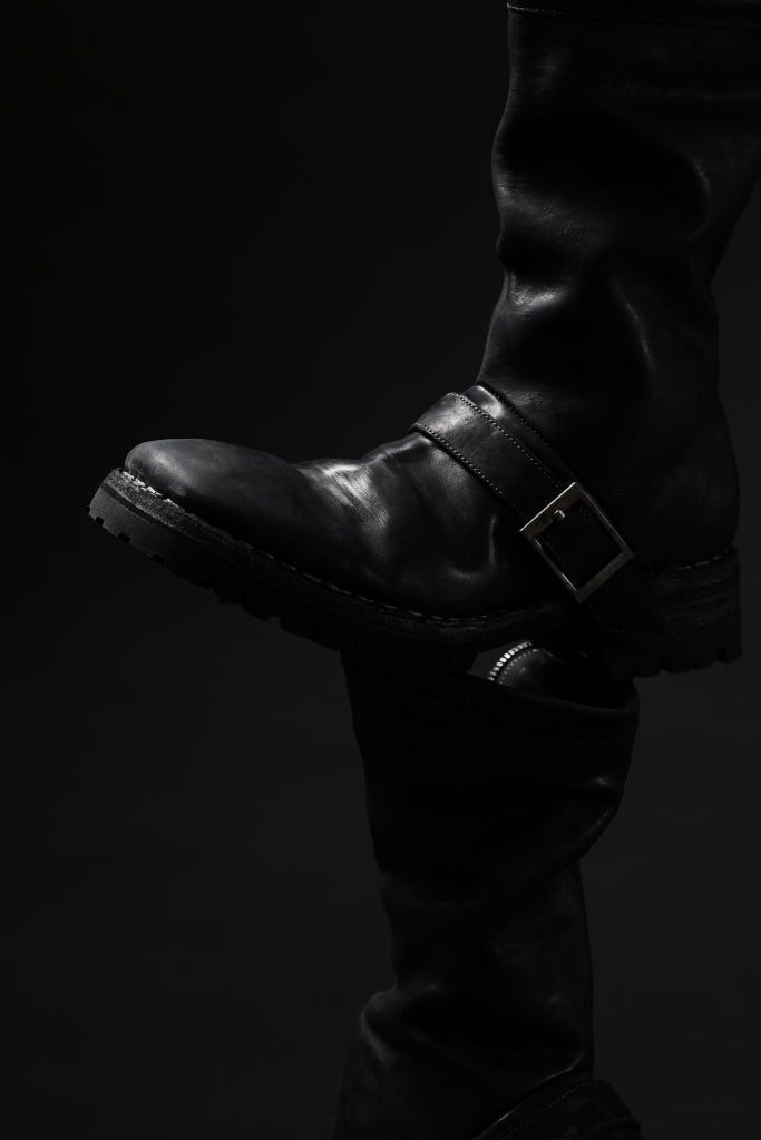 incarnation x LOOM exclusive HORSE LEATHER ENGINEER SIDE ZIP BOOTS-6th / VIBRAM GOODYEAR WELTED