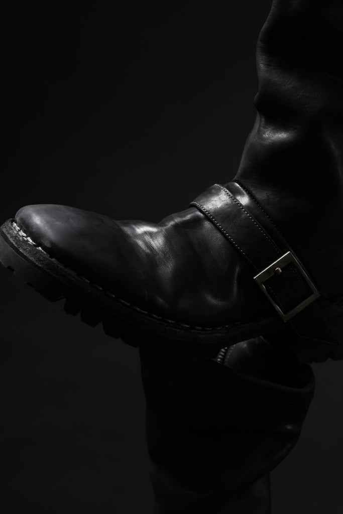 incarnation x LOOM exclusive HORSE LEATHER ENGINEER SIDE ZIP BOOTS-6th / VIBRAM GOODYEAR WELTED