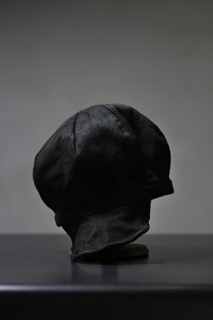 ierib Leather Casquette / Lamb Suede