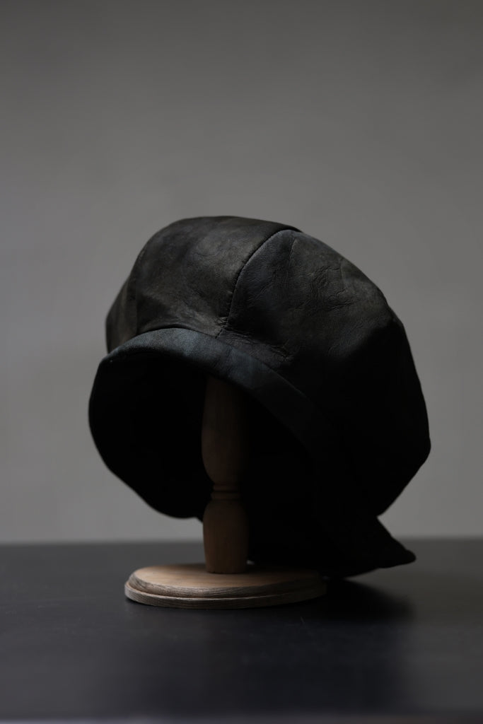 ierib Leather Casquette / Lamb Suede