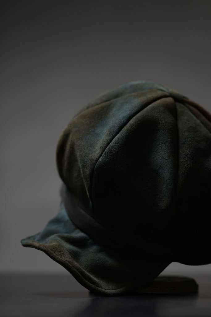 ierib Leather Casquette / Lamb Suede