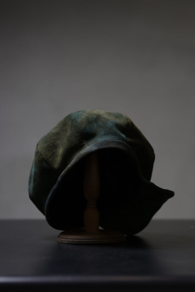 ierib Leather Casquette / Lamb Suede