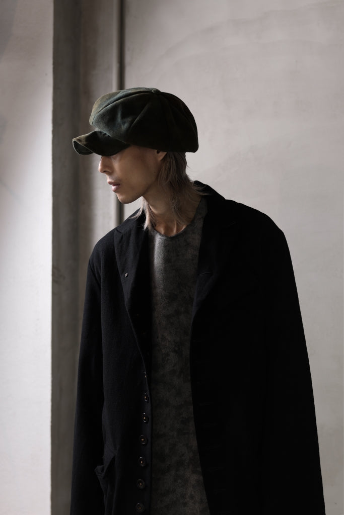 ierib Leather Casquette / Lamb Suede