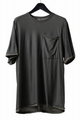 KLASICA BIG T OVER SIZED POCKET TEE / BRETHABLE WOOL REBIRTH JERSEY