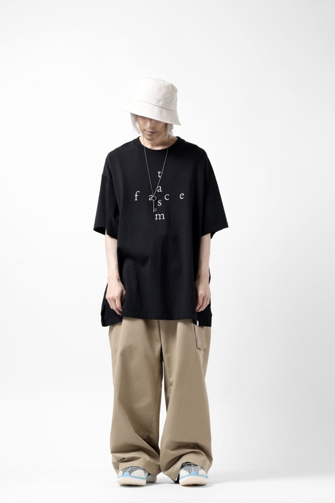 FACETASM CROSS LOGO PRINT BIG TEE 