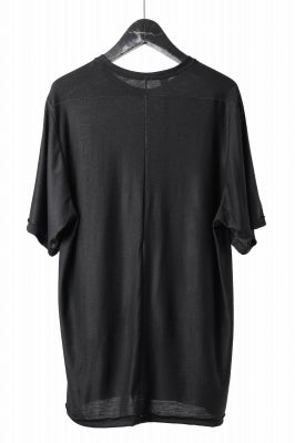 KLASICA BIG T OVER SIZED POCKET TEE / BRETHABLE WOOL REBIRTH JERSEY