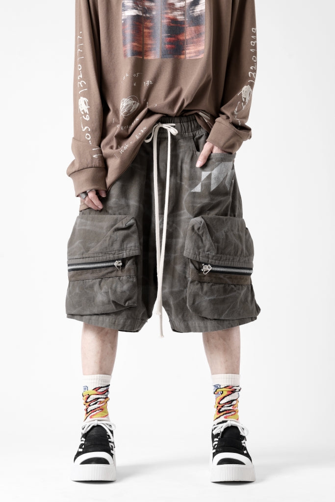 　A.F ARTEFACT RUGGED CARGO SHORTS / VINTAGE DYED