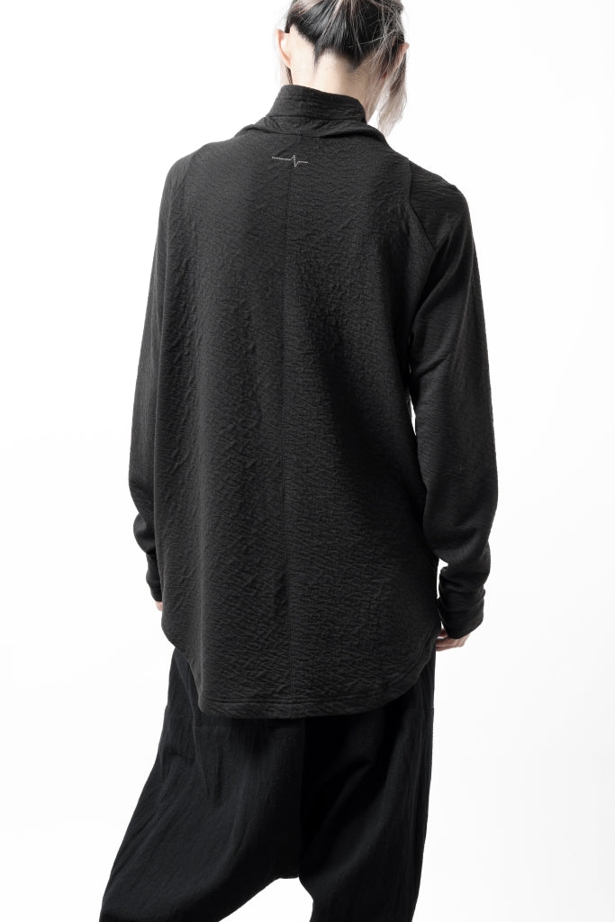 FIRST AID TO THE INJURED -UMEO- MOCK NECK LS TOPS / DOUBLE WAVY JERSEY