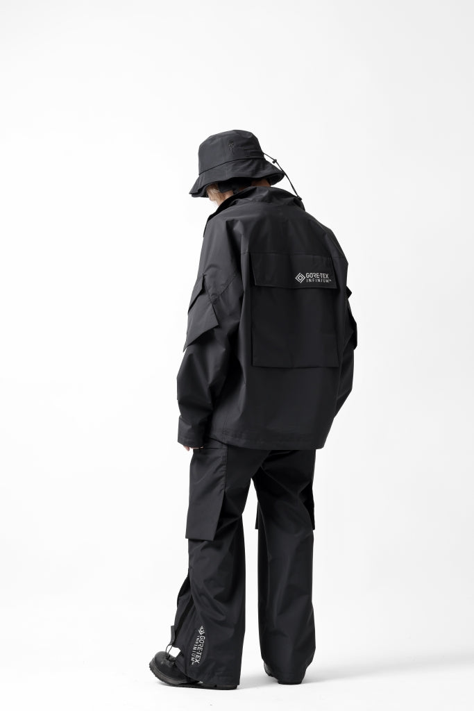 D-VEC x ALMOSTBLACK ZIPPER-LIGHT JACKET / GORE-TEX INFINIUM 2L