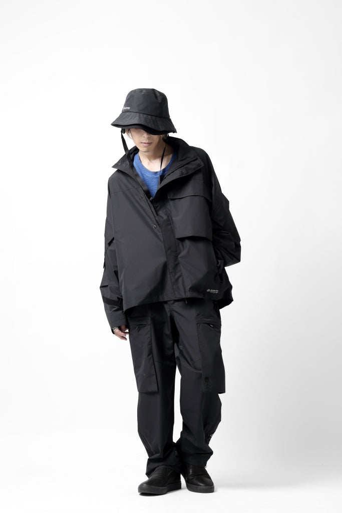 D-VEC x ALMOSTBLACK ZIPPER-LIGHT JACKET / GORE-TEX INFINIUM 2L